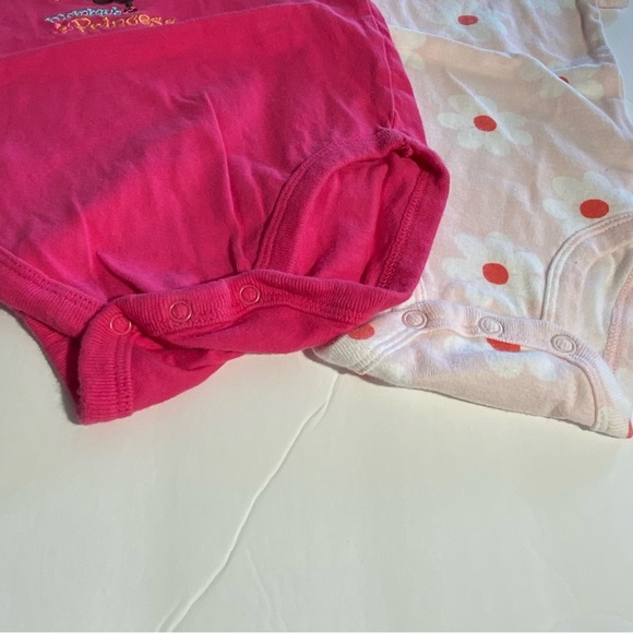 Jumping Beans Pink Girls Embroidered Dancing Monkey Crown Wand Mommy’s Princess - Picture 5 of 9